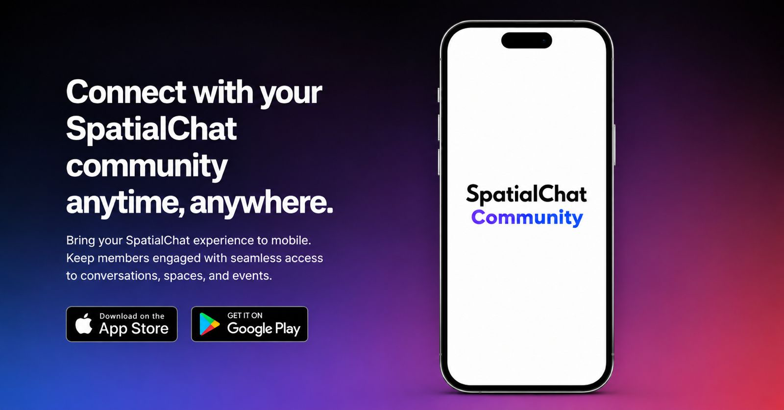 Connect with your Moon community anytime, anywhere